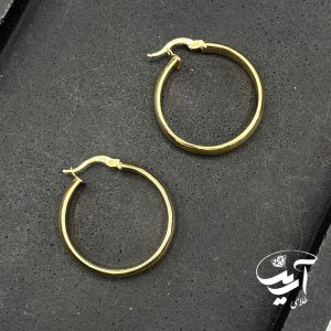 گوشواره طلا آیینه ای کد 1538 (تحویل درب گالری)