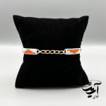 دستبند طلا و میوکی زنانه طرح کارتیه کد 1296