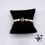 دستبند طلا و مروارید